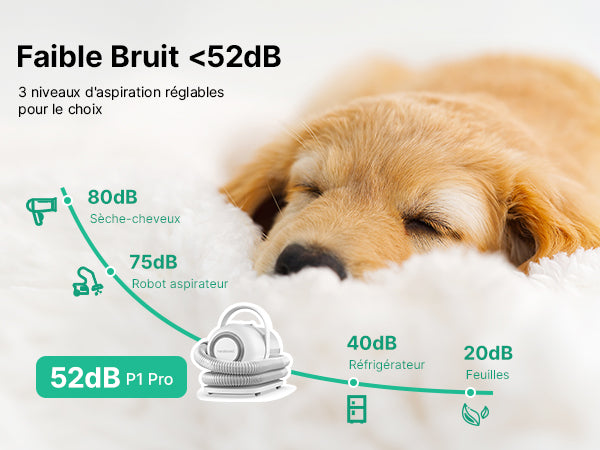Neakasa P1 Pro – Aspirateur de toilettage 5-en-1 pour chiens et chats