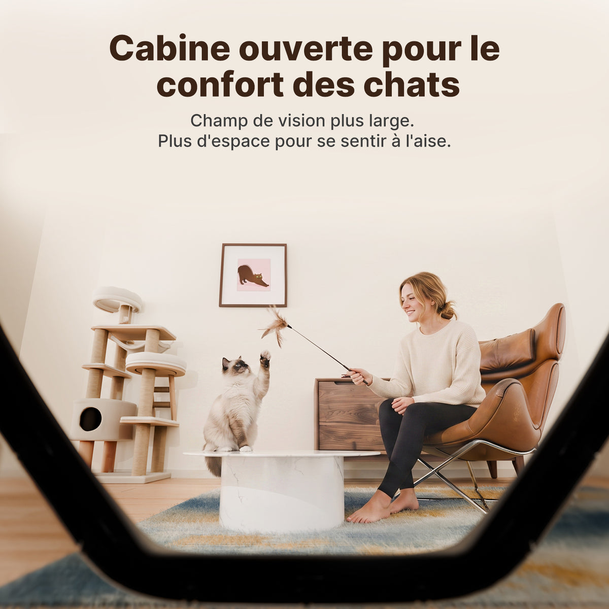 【Prévente】Neakasa M9 - Litière automatique à cabine ouverte pour chats