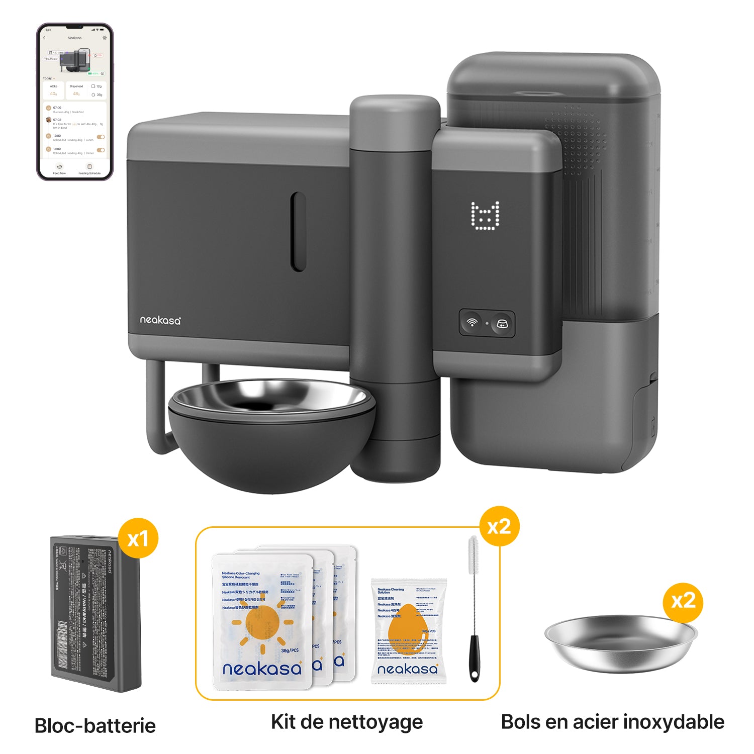 (Prévente) Neakasa Riko - Distributeur automatique de nourriture humide pour animaux