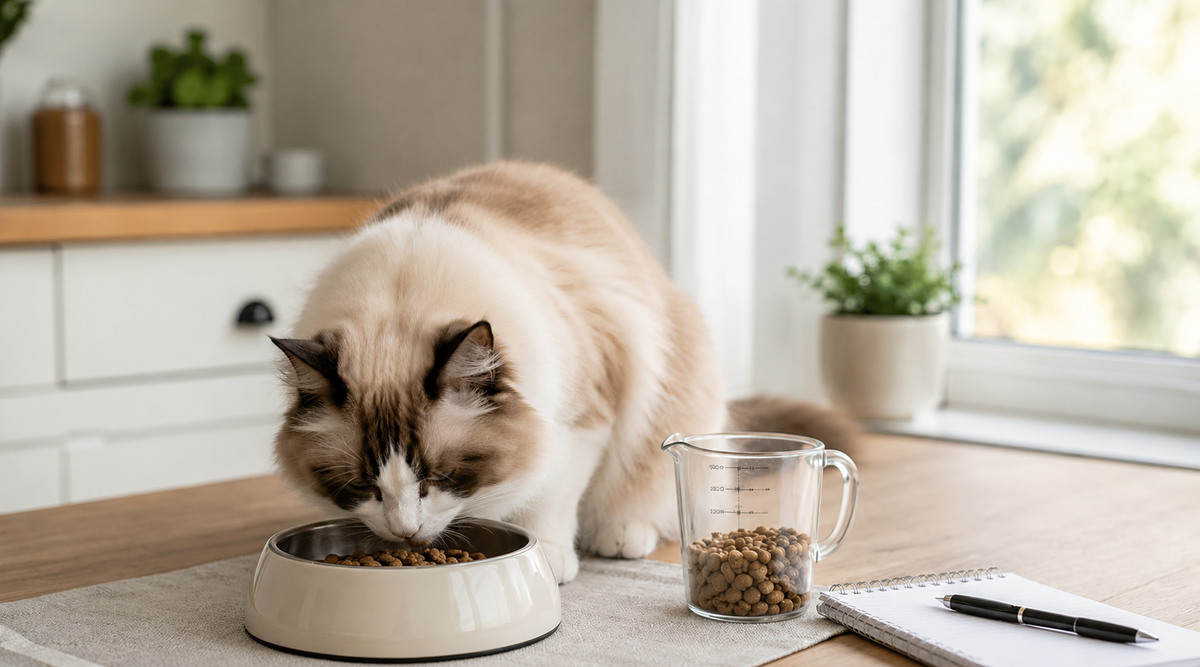 Quelle quantité de nourriture un chat doit-il manger par jour ?