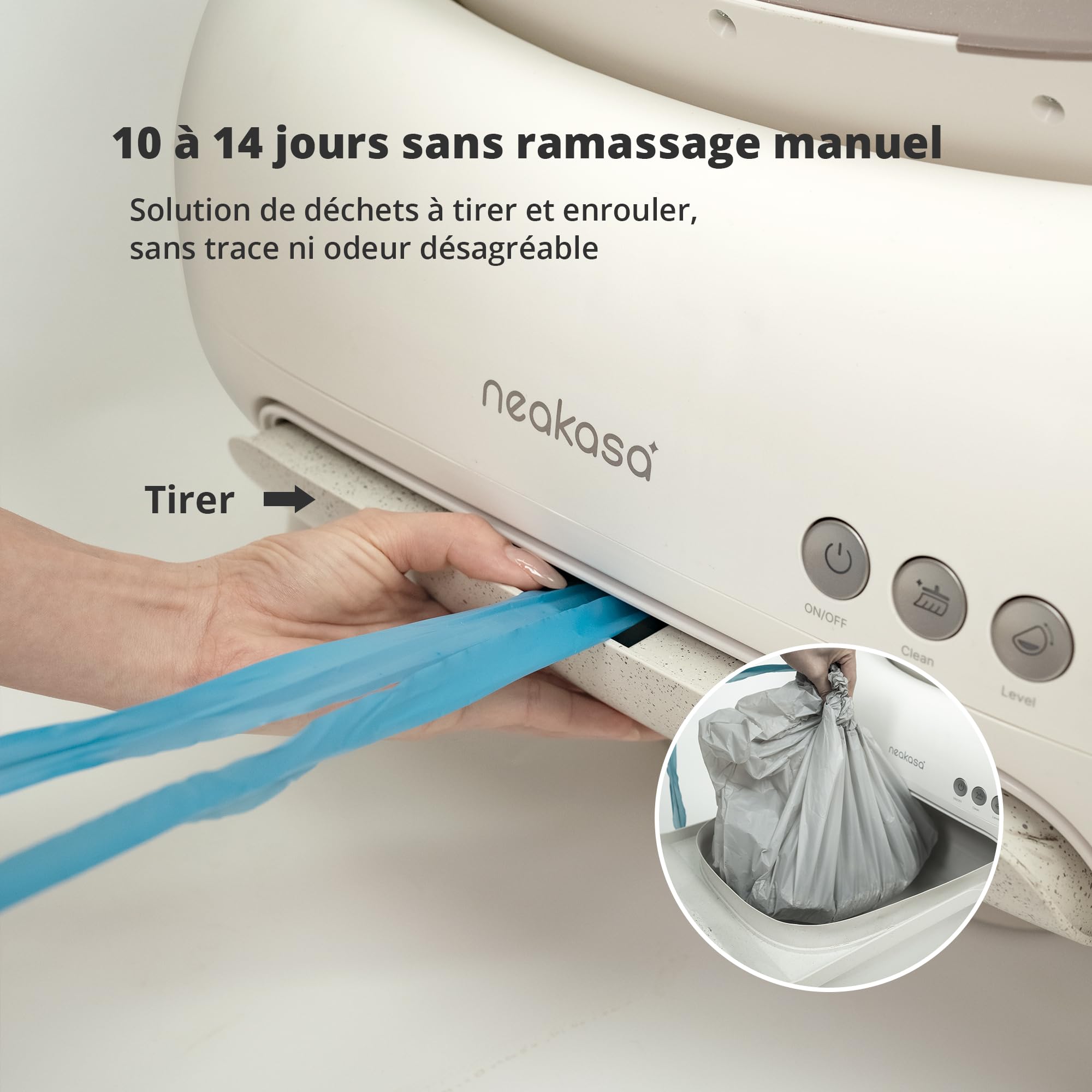 Neakasa M1 Plus Lite - Litière automatique pour chats à ouverture supérieure