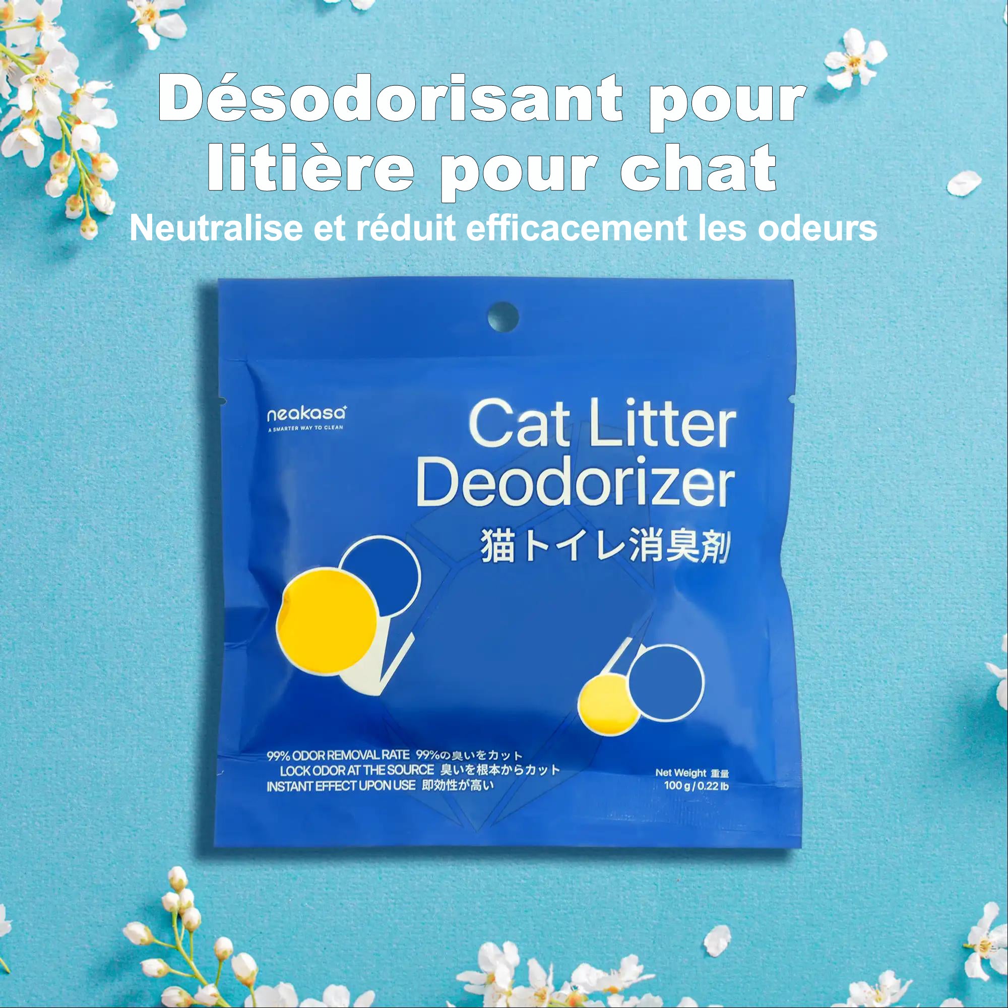 Neakasa Désodorisant de Litière pour Chats