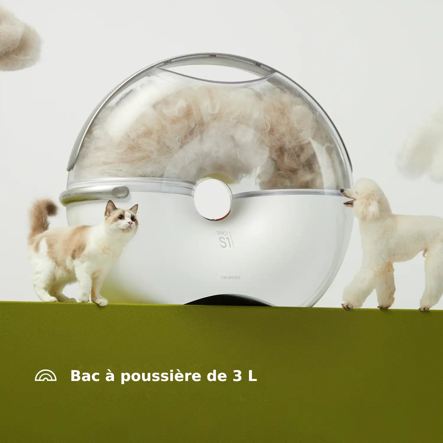 Neakasa S1 Pro - Aspirateur de toilettage 7 en 1 pour chiens et chats