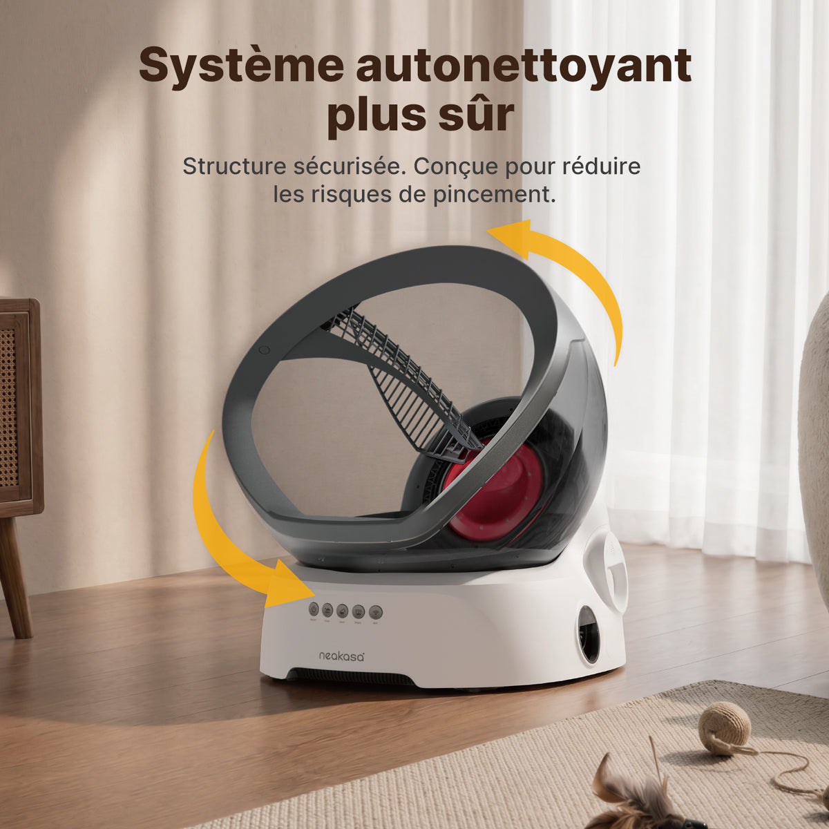 【Prévente】Neakasa M9 - Litière automatique à cabine ouverte pour chats