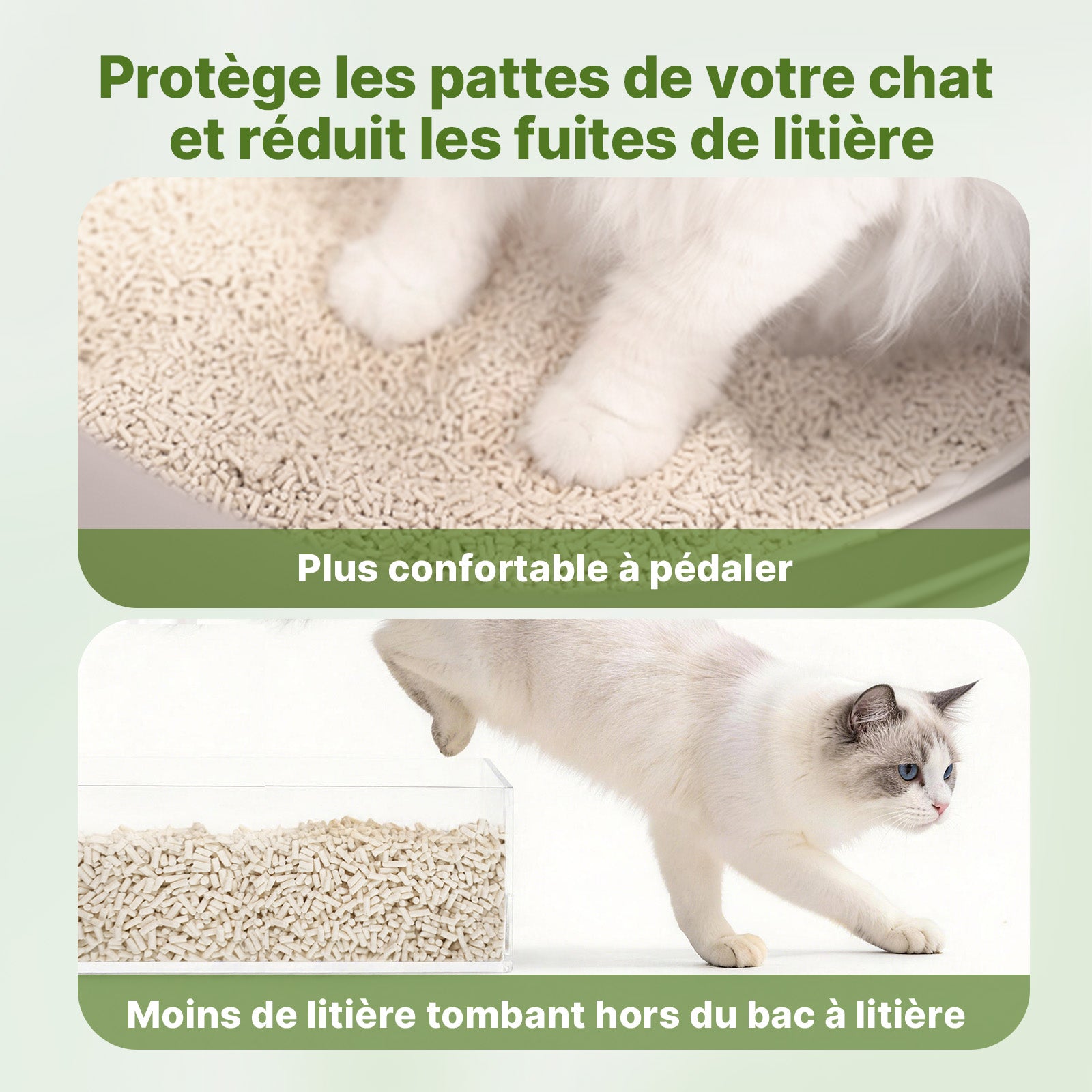 Neakasa Litière pour chats en manioc et tofu
