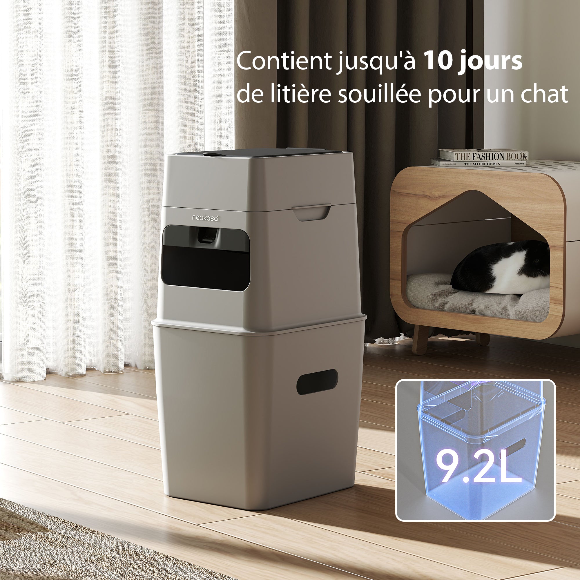 Neakasa PooGuard - Poubelle pour déchets d'animaux domestiques
