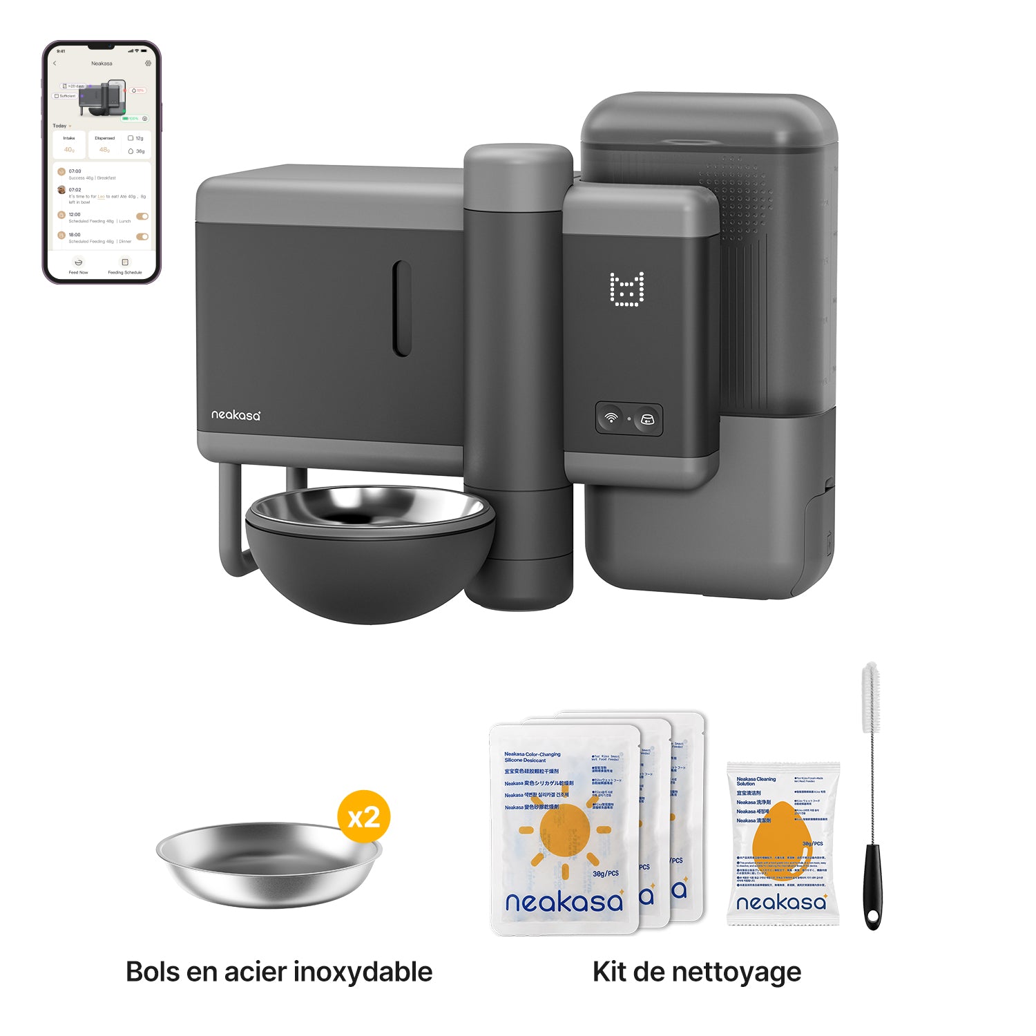 (Prévente) Neakasa Riko - Distributeur automatique de nourriture humide pour animaux