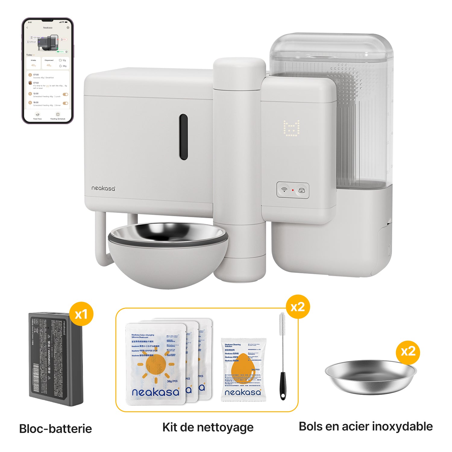 (Prévente) Neakasa Riko - Distributeur automatique de nourriture humide pour animaux
